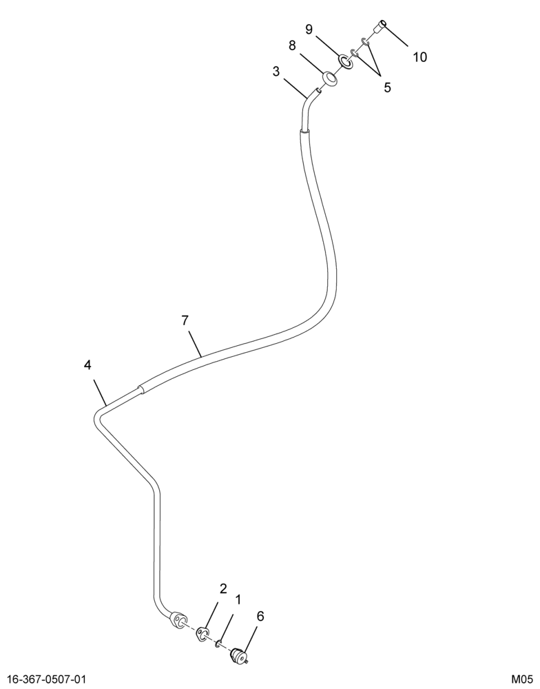 ..HOSE ASSY COND TO EVAP (8C4Z-19835-AA)