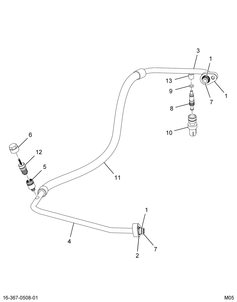 ..HOSE ASSY COMPR TO COND (CAT) (8C4Z-19972-AA)