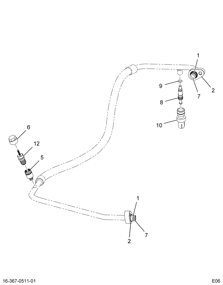 ..HOSE ASSY COMPR TO COND (CAT) (8C4Z-19972-AA)