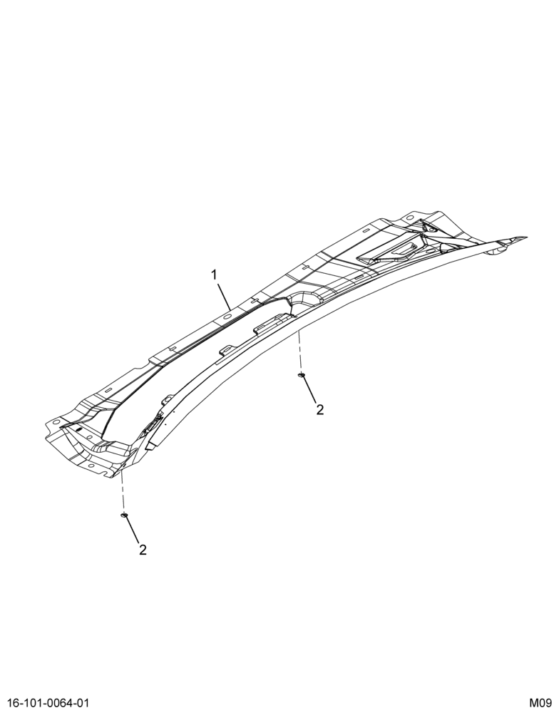 ......PANEL  COWL TOP ASM (BC4Z-7002012-A)