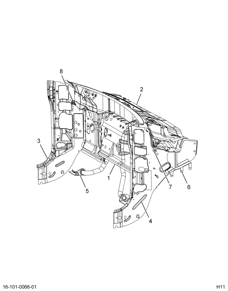 ..PANEL  DASH ASSY COMP (Intl. 3850168C1)