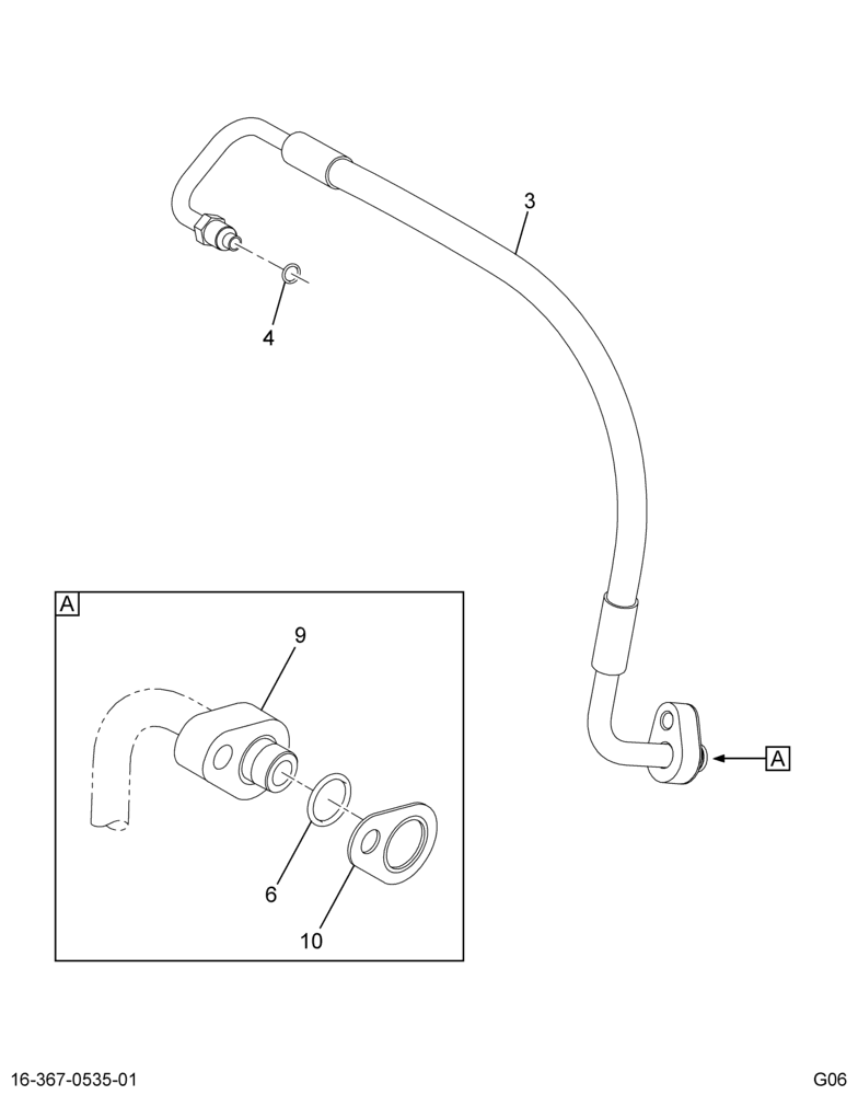 ..HOSE ASSY COND TO DRYER (8E7Z-19835-A)