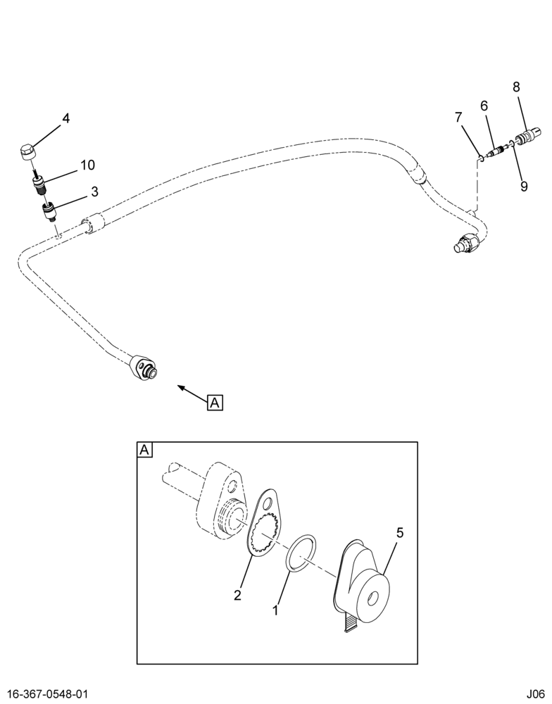 ..HOSE ASSY COMPR TO COND (8C4Z-19972-BA)