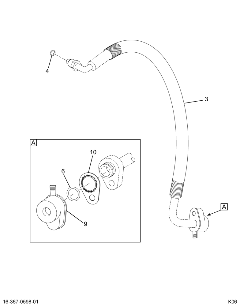 ..HOSE ASSY COND TO DRYER (8E7Z-19835-A)