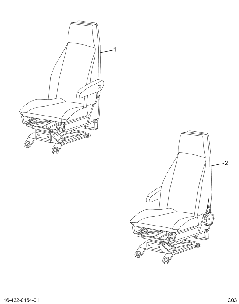 ..KIT SEATS     DRVR BUCKET PASS (Eng. 8C4O-7000034-TAW)