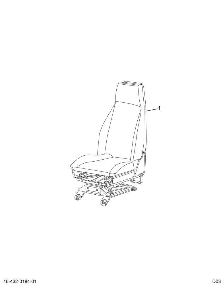 ..KIT SEATS ELLIOT CLOTH DRVR 40 (Eng. 4C40-2500034-JAW)