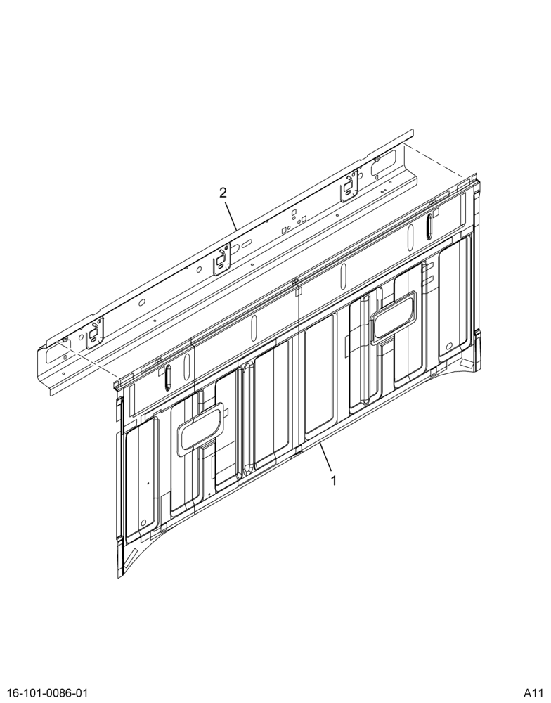 ....PANEL CAB BACK ASM WELD REG (8C4Z-7040300-BA)