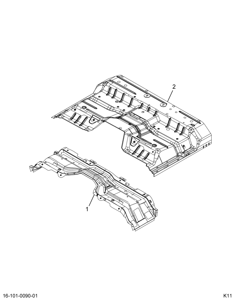 ......PANEL  FLOOR ASM  RC (Intl. 3853475C3)
