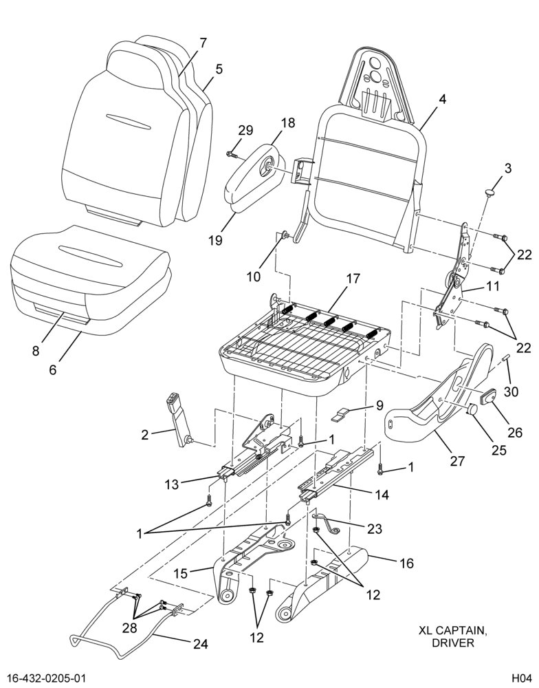 ....SEAT DRS BKT DUMP LINKS/HOPSK (4C4Z-6560005-GA)