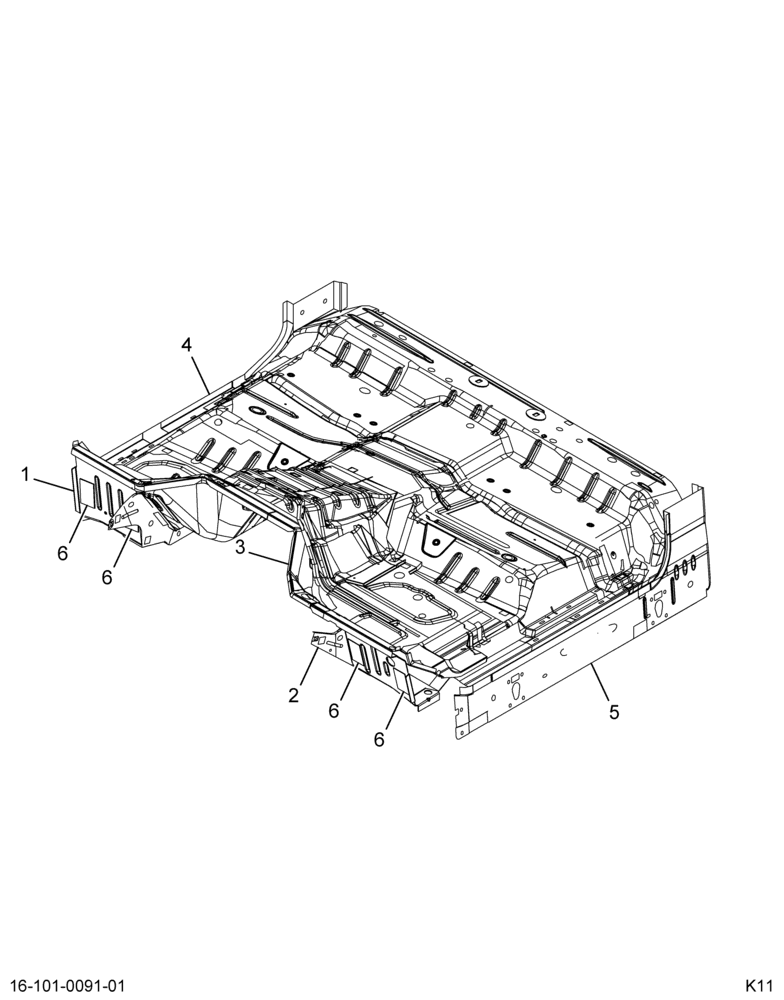 ..UNDERBODY, ASM, REGULAR CAB (Intl. 3738238C91)