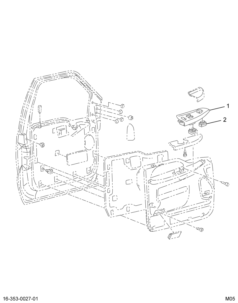 ..HOUSING-SWITCH (Eng. YC35-14B135-BCJAB0)