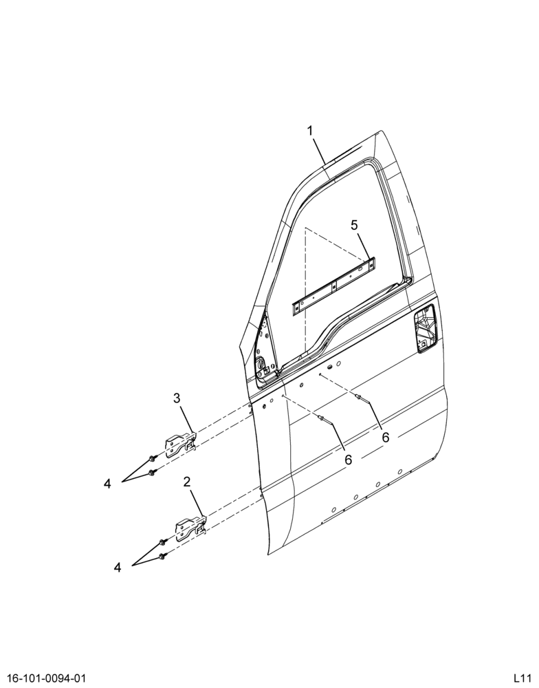 ....DOOR,CAB LT , ASM, FRONT W/WE (Intl. 3854714C94)