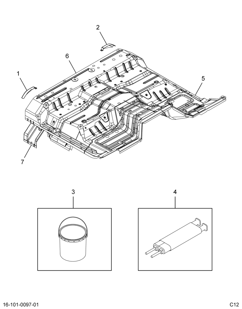....FRAME, UNDERBODY OR PLATFORM, (Intl. 3738288C1)
