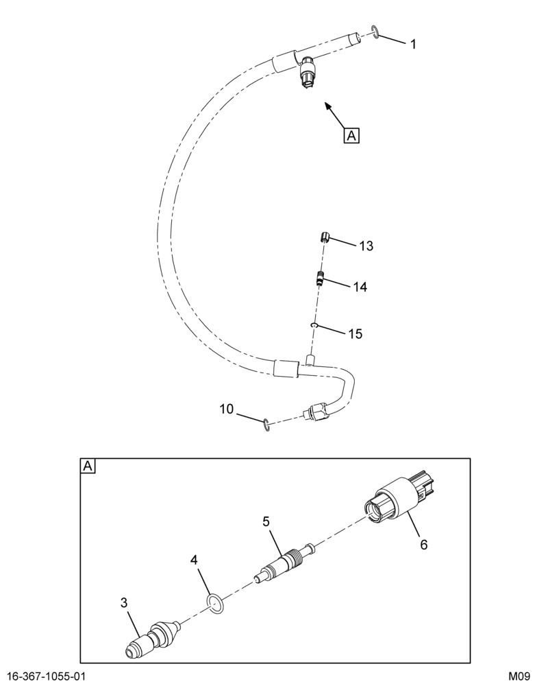 ..HOSE  A/C  ASSY EVAP TO COMP F (BC4Z-19867-A)