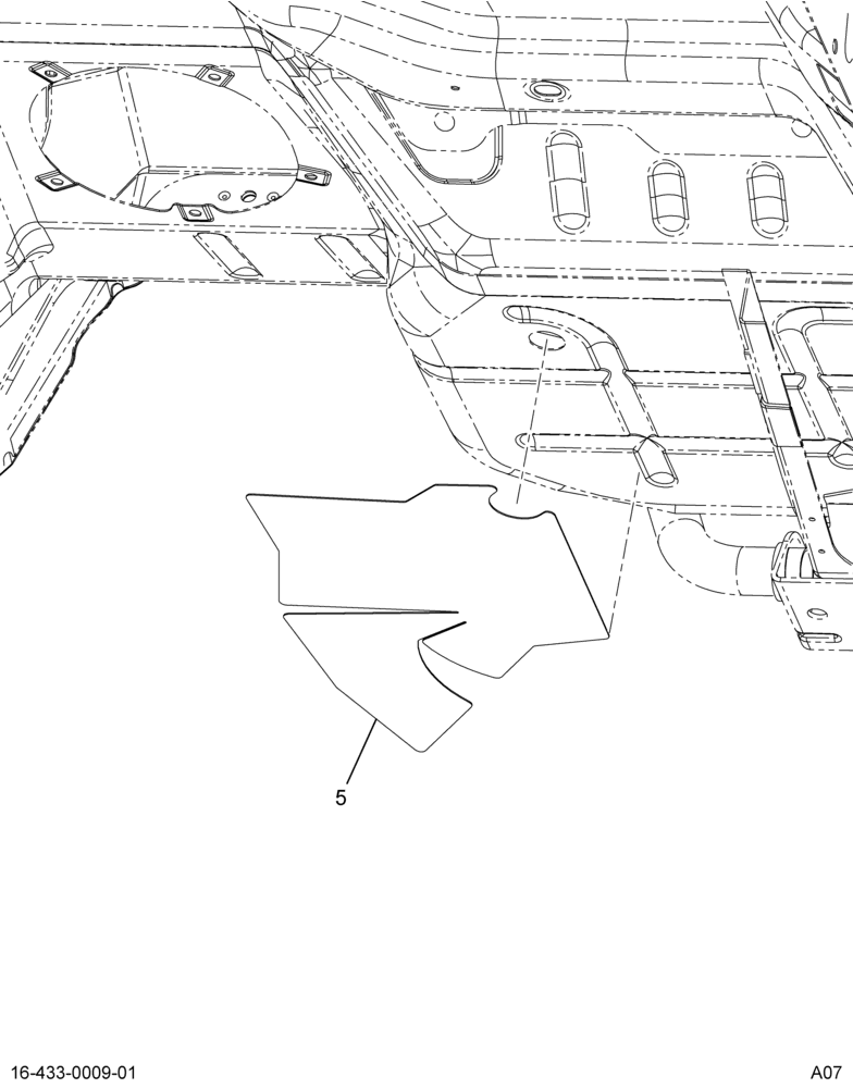 INSULATION INSTL; FLOOR TUNNEL, HEAT SHIELD