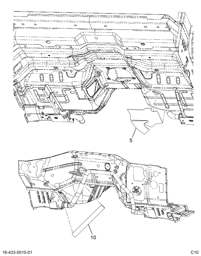 INSULATION INSTL; FLOOR TUNNEL, HEAT SHIELD