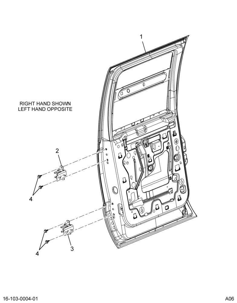 ..DOOR,CAB RT REAR CREW CAB (Intl. 3801670C91)