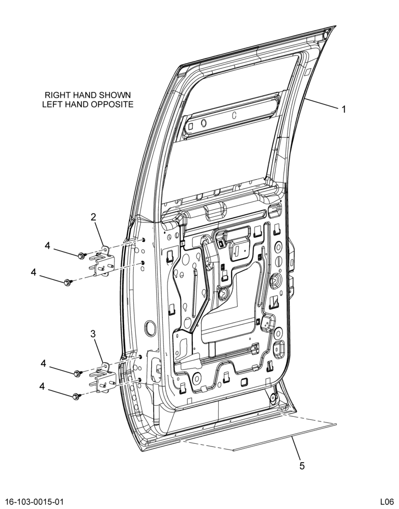 ..DOOR,CAB RT, DOOR ASSY,CREW CA (Intl. 3801670C95)
