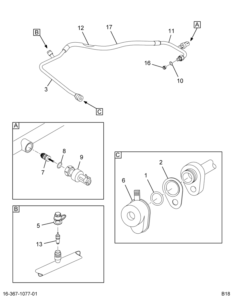 ..HOSE  A/C  ASSY COMP TO COND (8C4Z-19972-BA)
