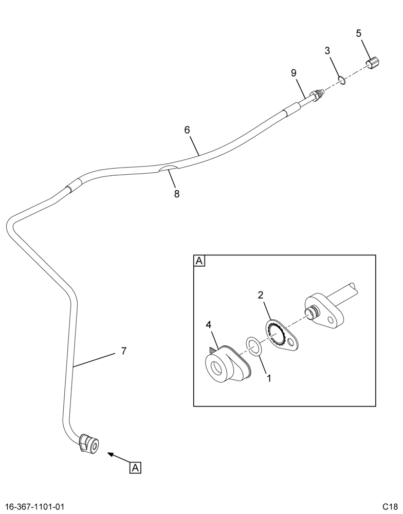 ..HOSE  A/C  ASSY COND TO DRYER (BC4Z-19972-B)