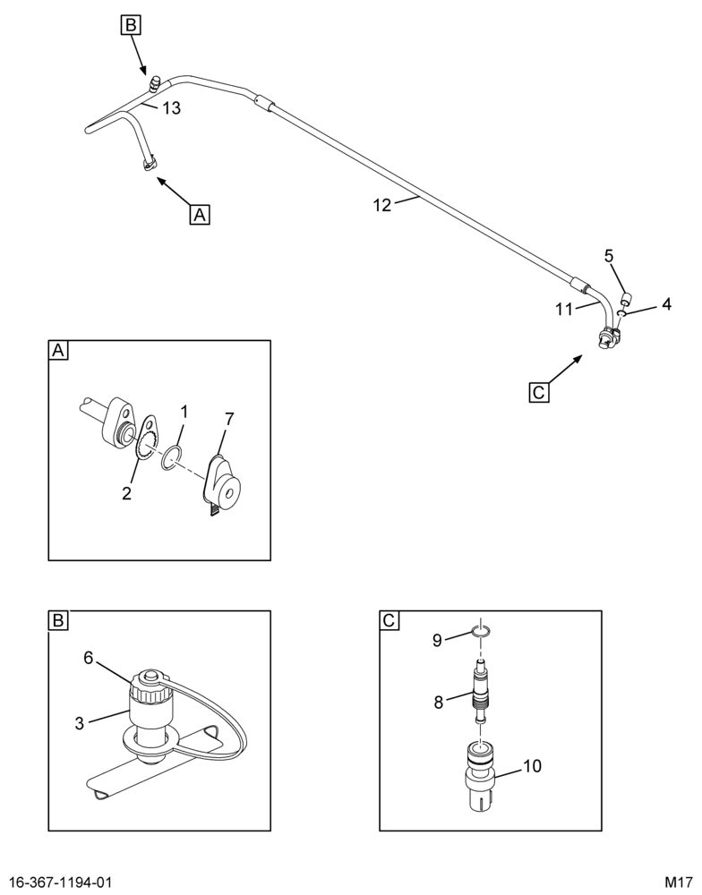 ..HOSE AC ASSY CMPRSR TO CNDNSOR (4C4Z-19972-AB)