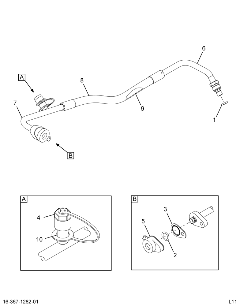..HOSE,A/C COMP TO COND (CC4Z-19972-D)