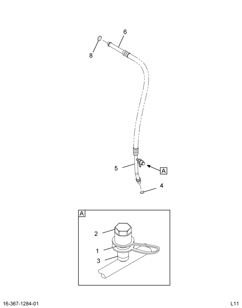 ..HOSE  A/C  ASSY EVAP TO COMP F (CC4Z-19835-B)