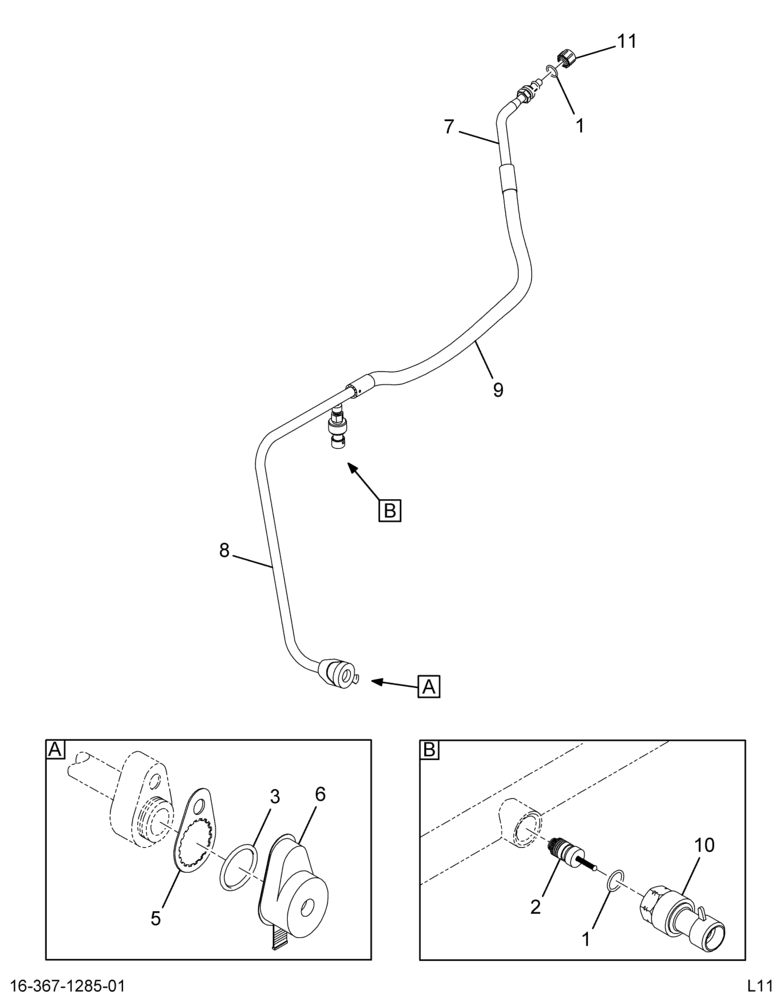 ..HOSE  A/C  ASSY COND TO DRYER (CC4Z-19972-C)