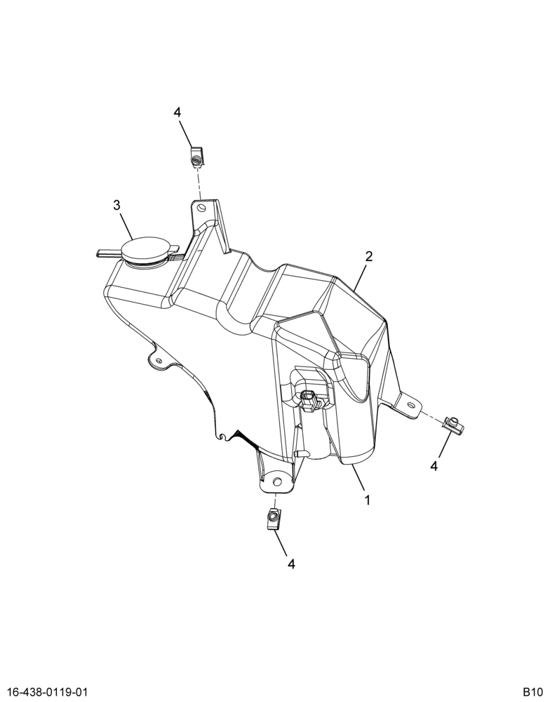 ..TANK W/S WASHER F63 2010 (BC4Z-17618-A)