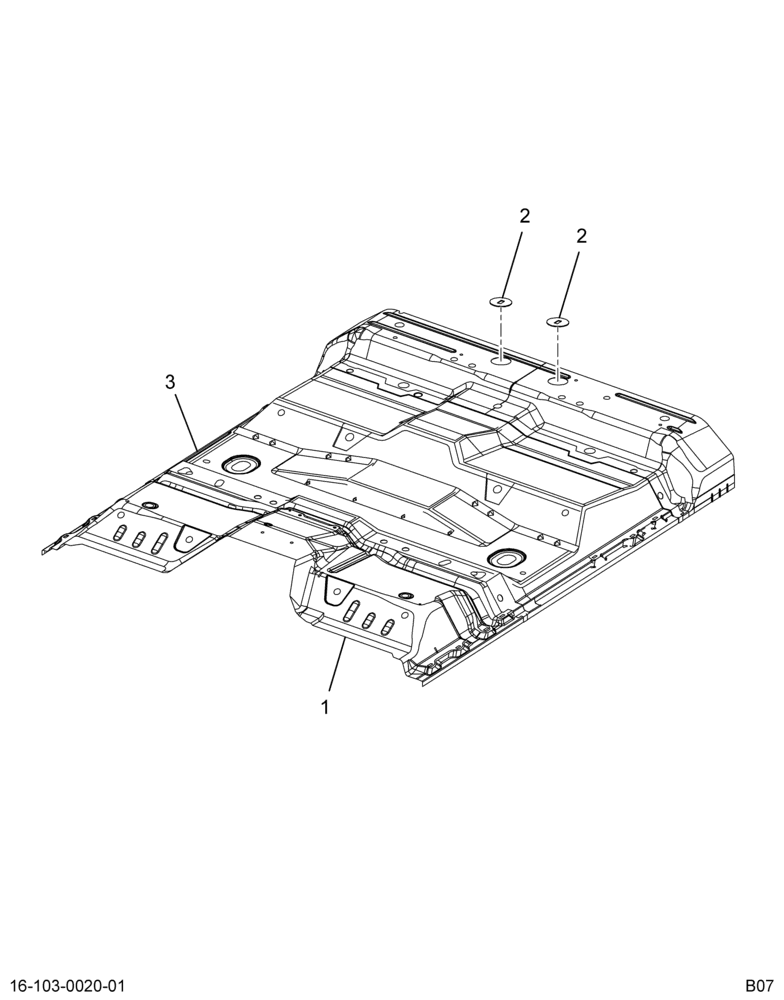 ........PANEL   ASM FLOOR REAR (Intl. 3808851C1)