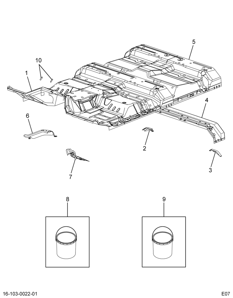 ....PANEL  ASM-FLOOR (Intl. 3609109C4)