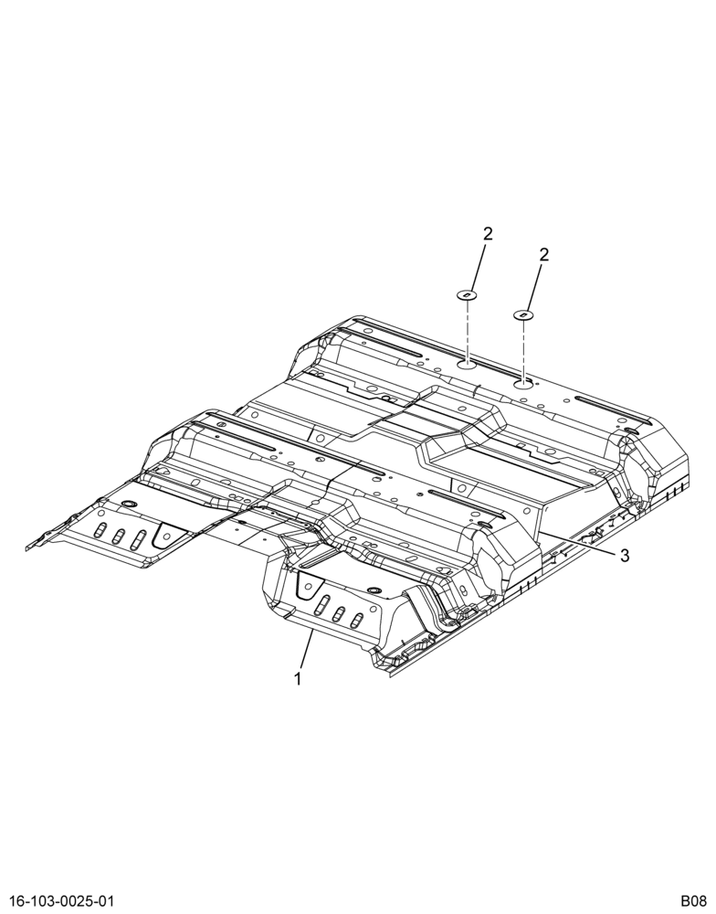 ........PANEL  ASM FLOOR REAR (Intl. 3808851C3)