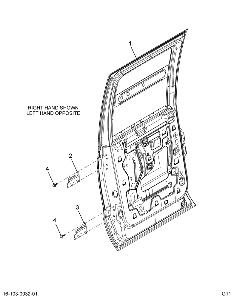 ..DOOR CAB RT  DOOR ASSY CREW CA (Intl. 3714673C91)