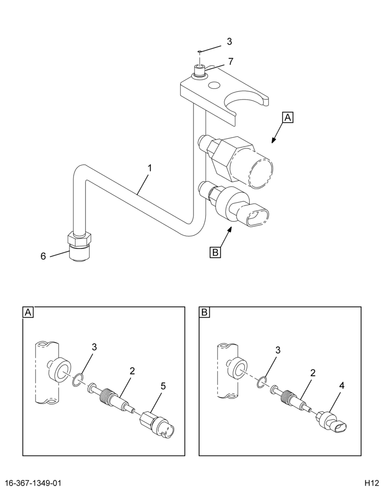 ..HOSE, A/C ASM, 3/8 TUBE (6E7Z-19835-B)