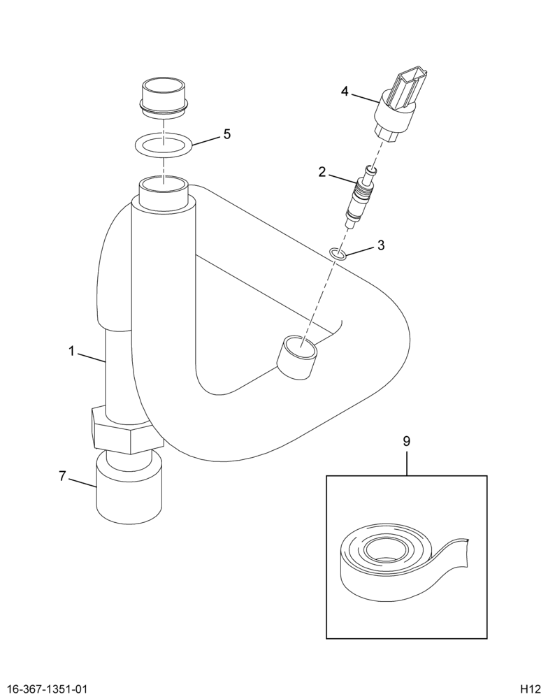 ..HOSE, A/C ASM, 3/4 TUBE (Eng. 6E7O-19835-DD)