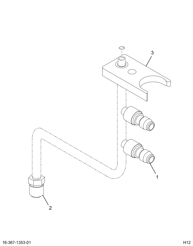 ....AC FITTING , EVAP IN TUBE ASM (Intl. 3927512C1)