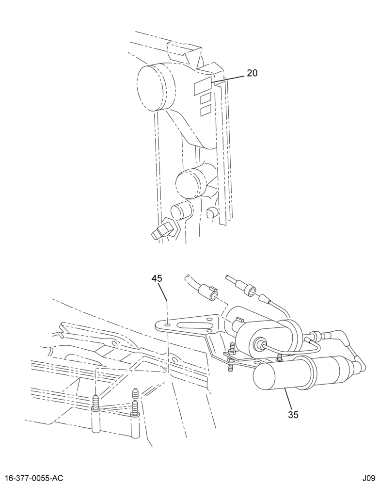 HTR & A/C UNIT INSTL; W/DUCT 3/3