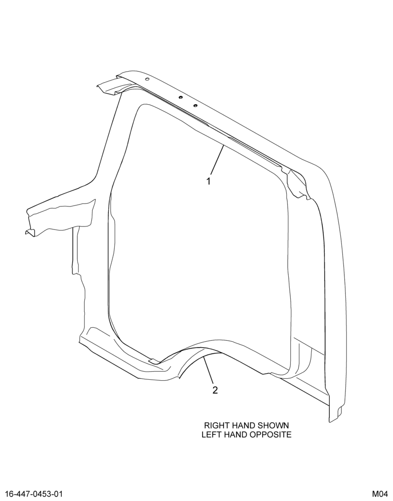 ......PANEL ASM CAB SIDE WELDED RH (Intl. 3585702C2)