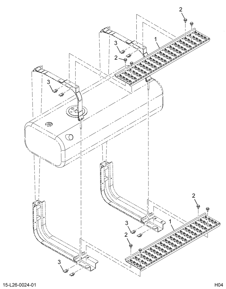..FUEL TK*STEPS W/45-65G RECT (Intl. 3576934F92)