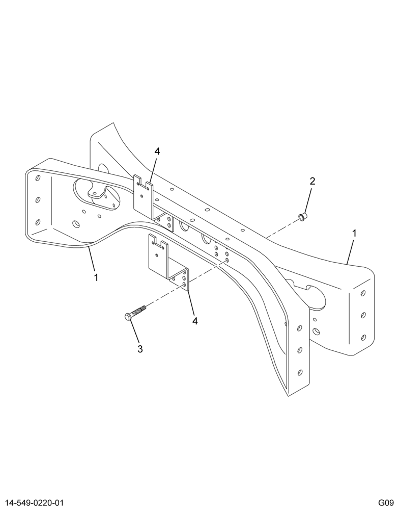 ..CROSSMEMBER ASSY,THICK,N/REINF (Intl. 3577837C93)
