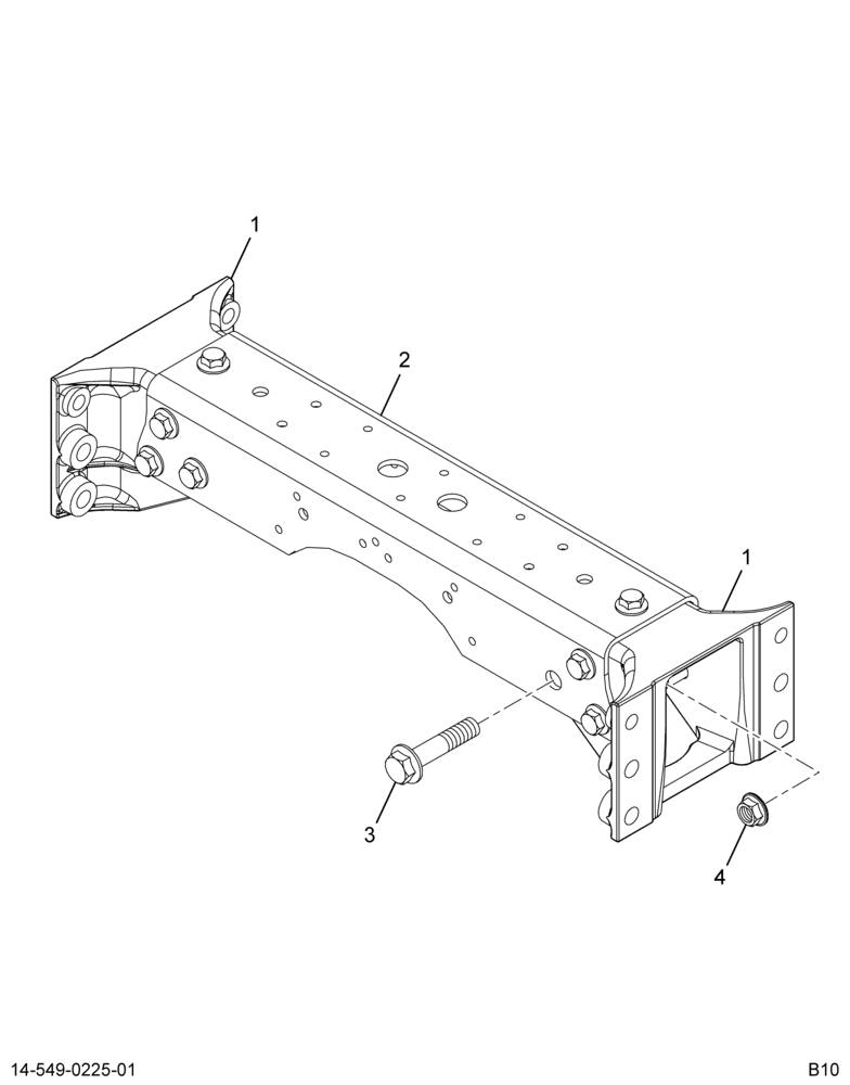 ..CROSSMEMBER *IROS (4C4Z-5019-AB)