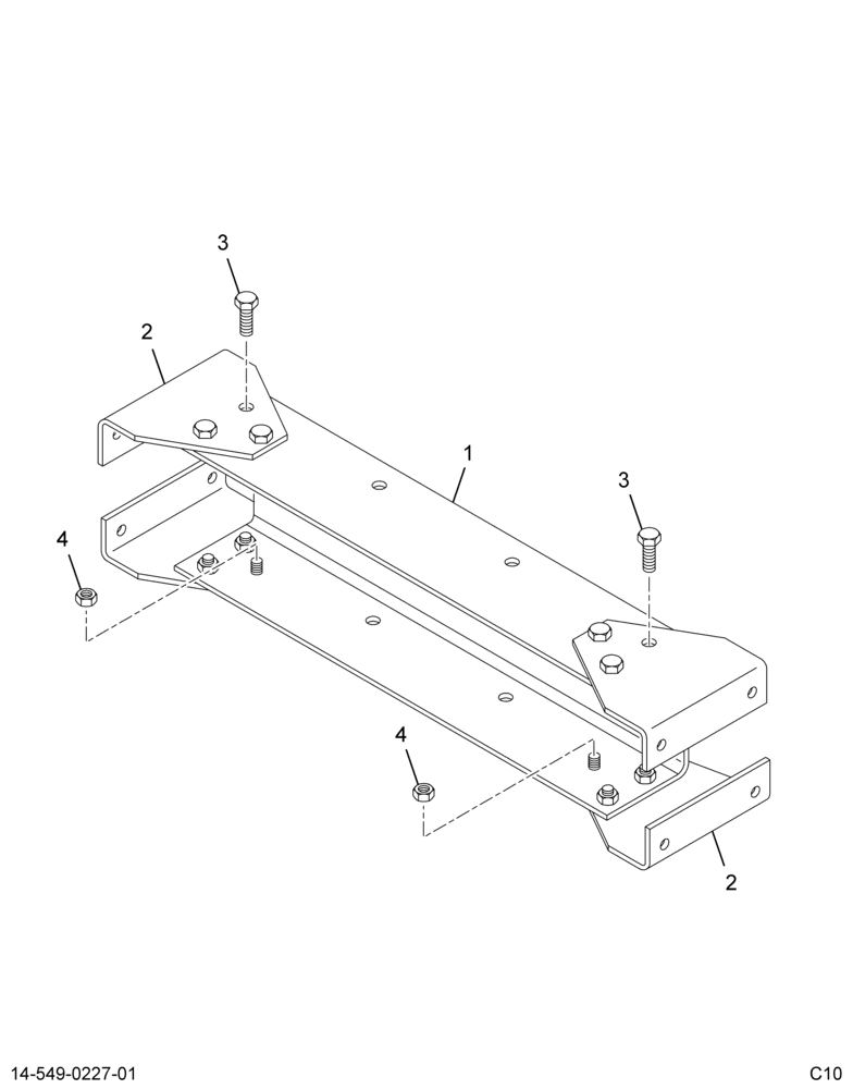..CROSSMEMBER  ASSY (Intl. 3535694C93)