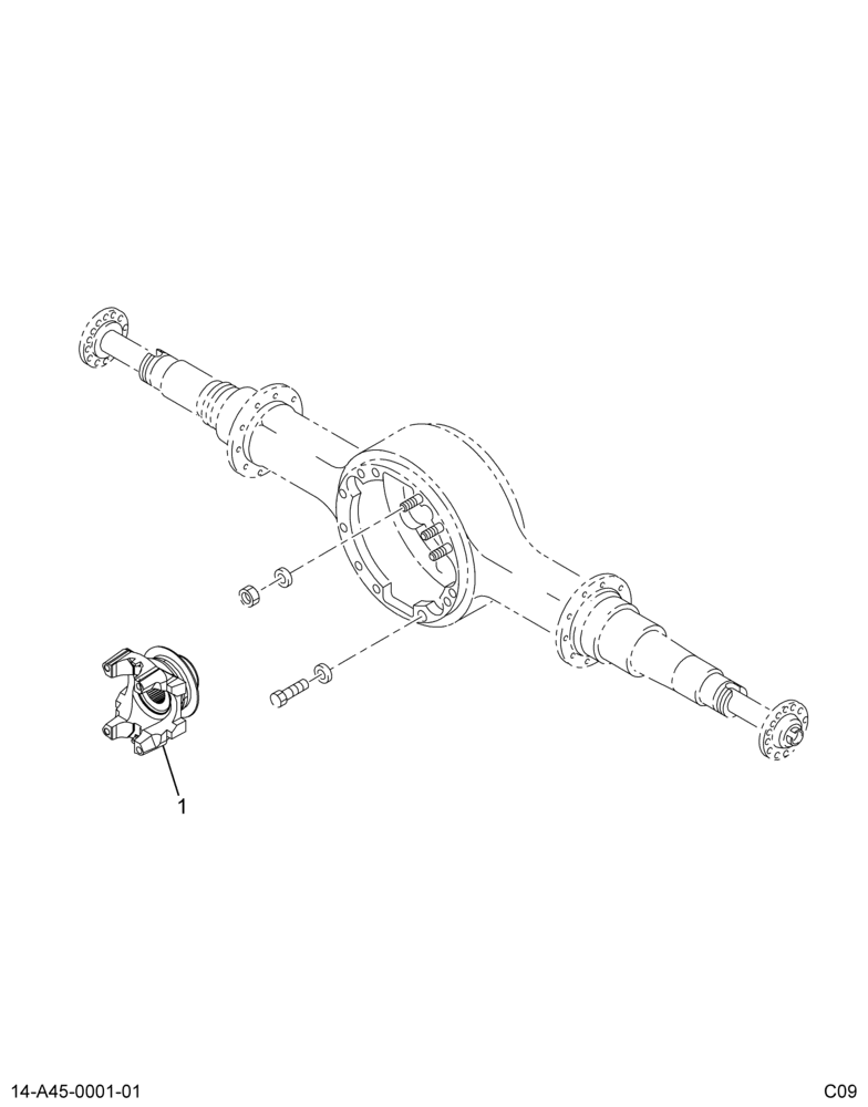 ..R/R INPUT YOKE 1710 RS21230 (Intl. 3698310F91)