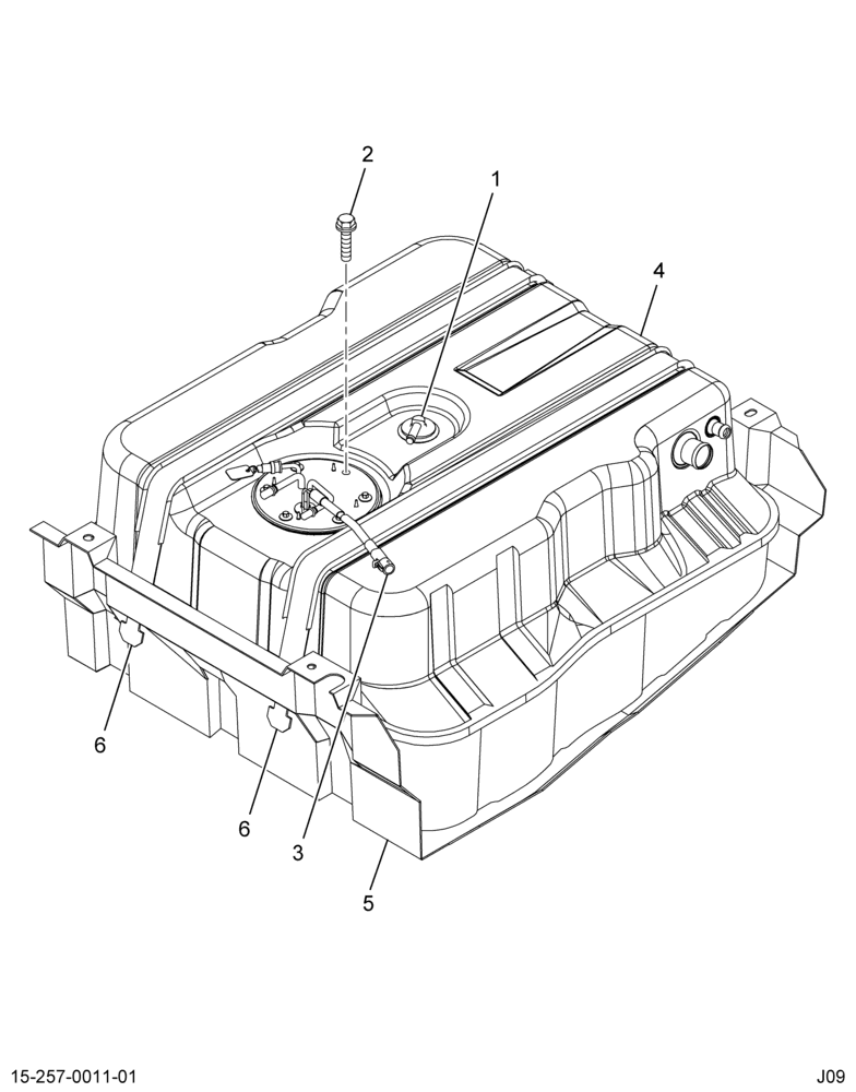 ..TANK FUEL STANDARD SHOW GALLON (E5TZ-9J306-BA)
