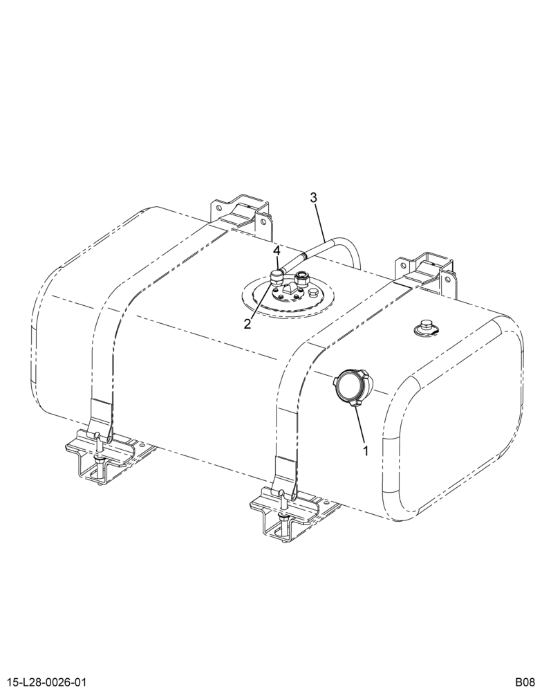 ..FUEL TANK  CAP  VENT&HOSE (Intl. 3585116F92)