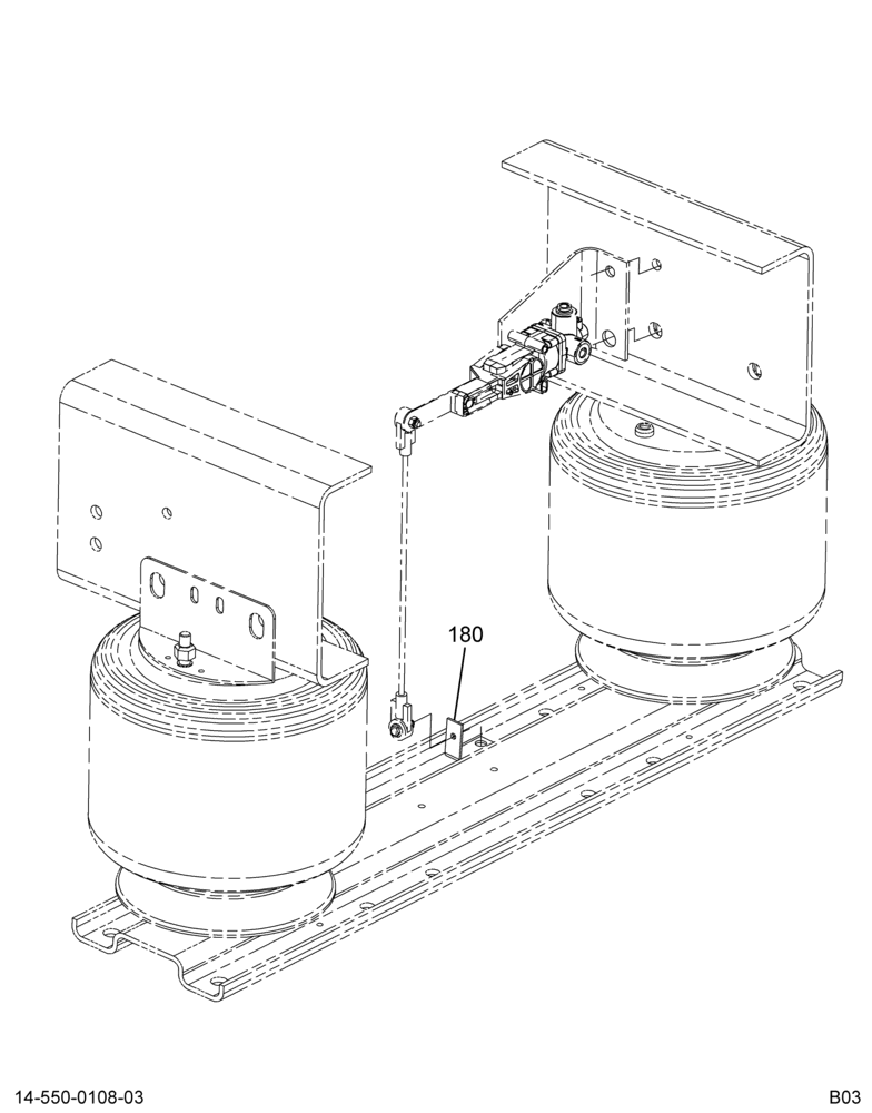 RR SPRING SUSP INSTL; HEND HAS, W/AIR RIDE 3/3