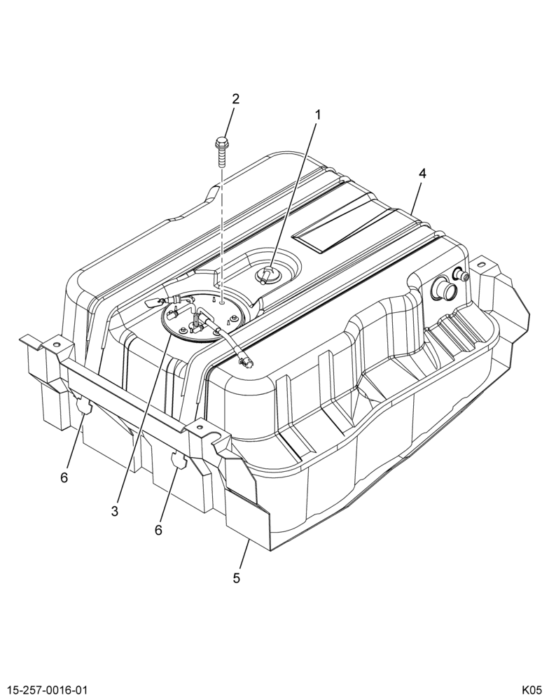 ..TANK FUEL  STANDARD 40 GL BETW (6E7Z-9002-AA)