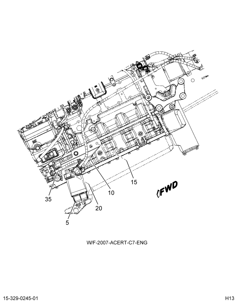 FUEL/WATER SEPARATOR INSTL;  W/CAT C7, CUM ISB