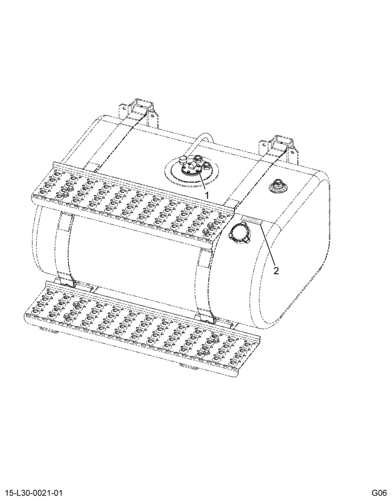 ..FUEL TANK  LSM 13" DEEP TAN (Intl. 3801341F94)