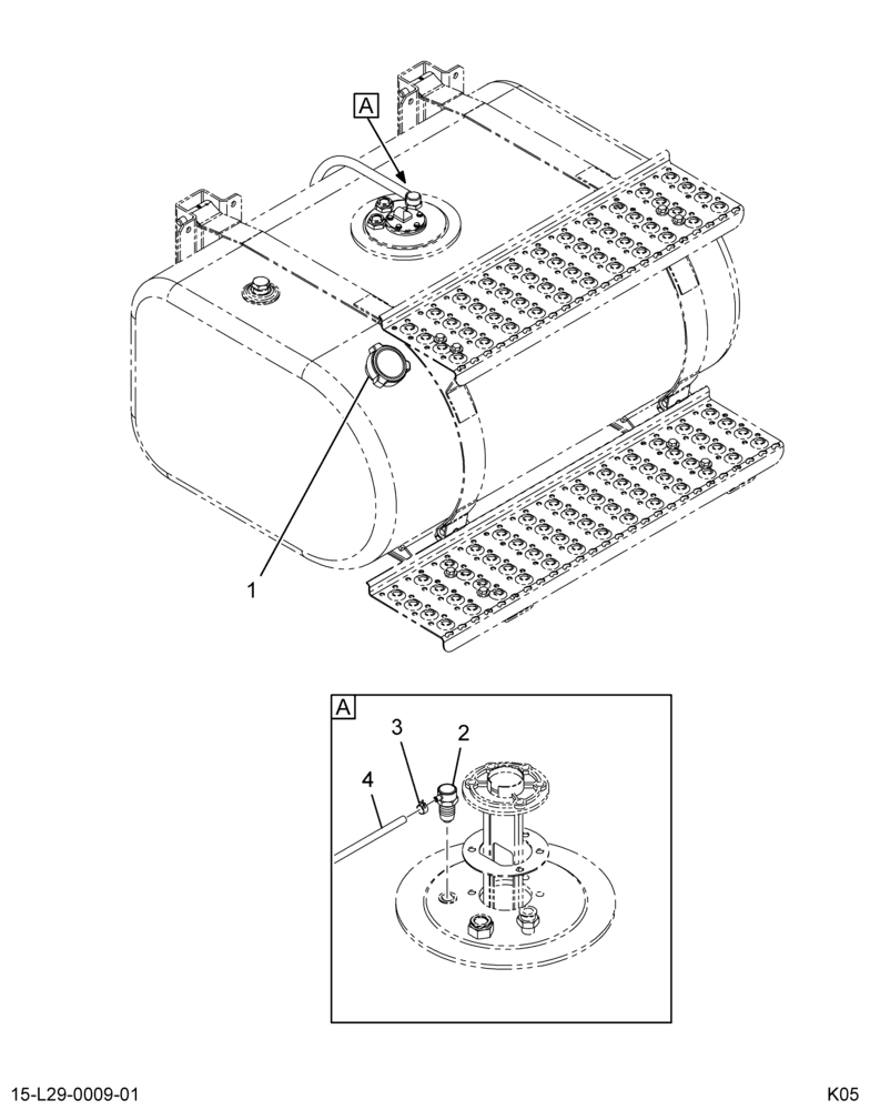..CAP VENT & HOSE FUEL TANK LSM (Intl. 3608414F91)